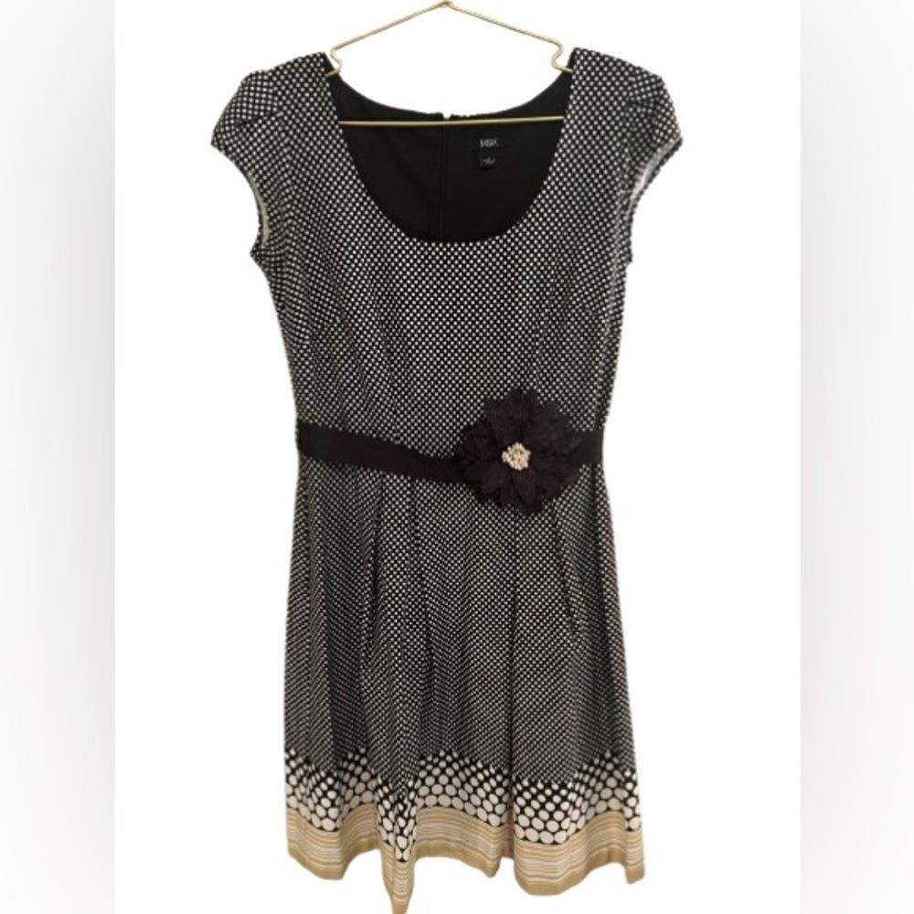 MSK Polka Dot Dress